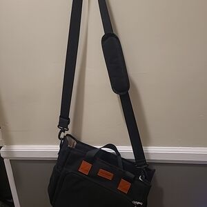 Bible Cover Bag for Woman with Water Bottle Pockets, Bible Case Church Bag...